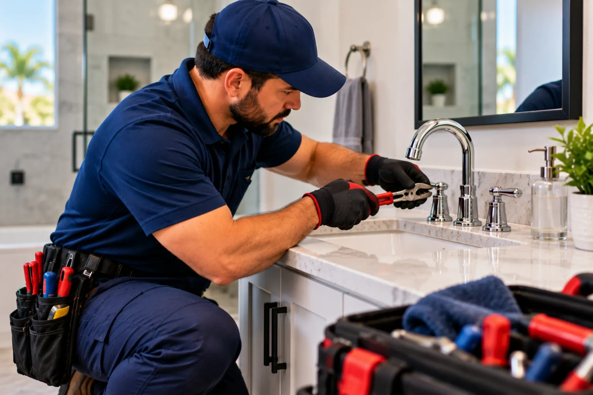 Faucet and fixture repair services in Brownsville