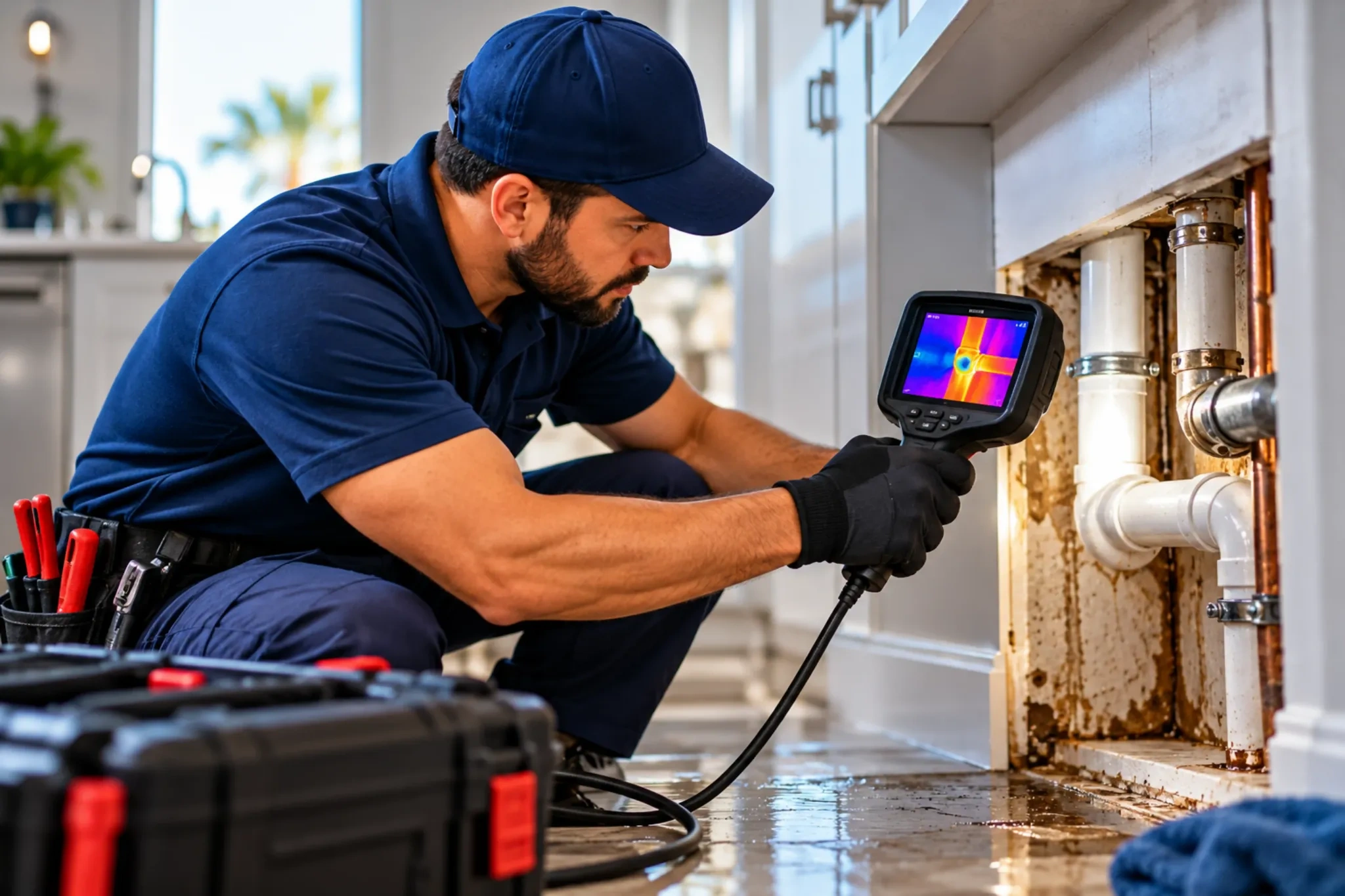 Leak detection and repair services in Brownsville